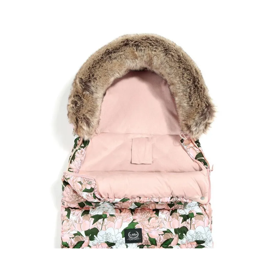 LA Millou ASPEN WINTERPROOF stroller UNI BAG LADY PINK PEONY