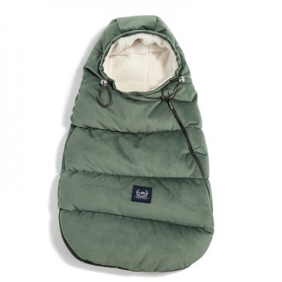 LA MILLOU ASPEN WINTERPROOF STROLLER BAG BABY KHAKI VELVET