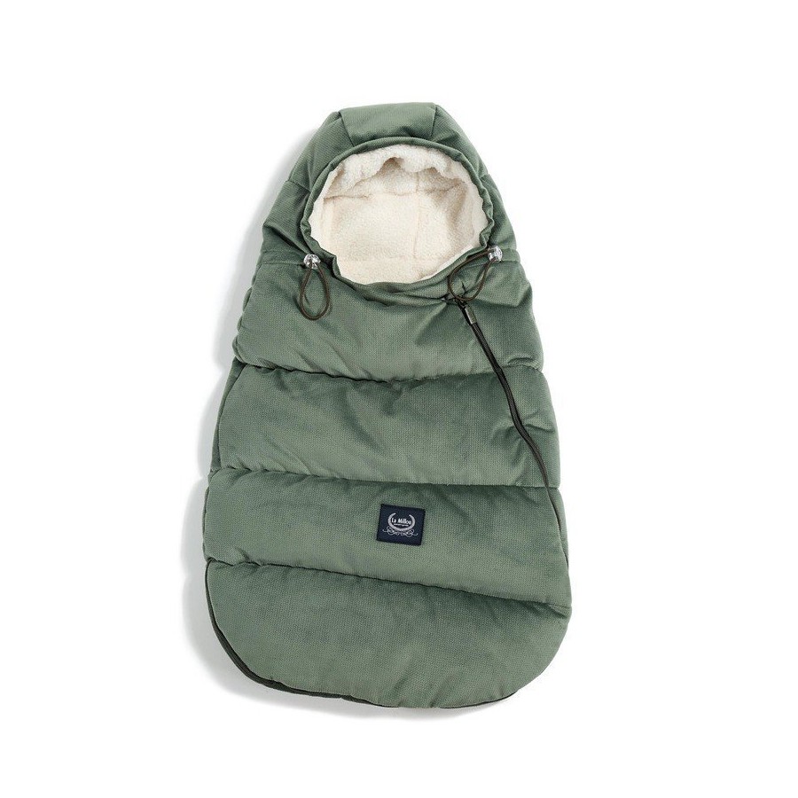 LA MILLOU ASPEN WINTERPROOF STROLLER BAG BABY KHAKI VELVET