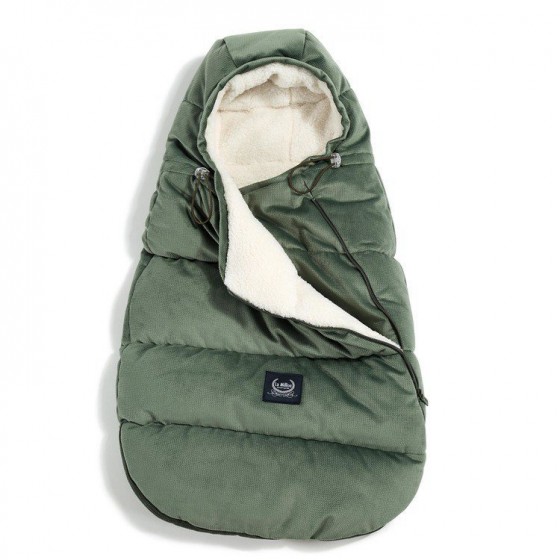 LA MILLOU ASPEN WINTERPROOF STROLLER BAG BABY KHAKI VELVET