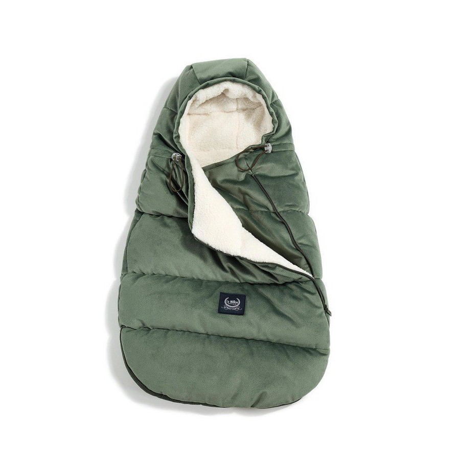 LA MILLOU ASPEN WINTERPROOF STROLLER BAG BABY KHAKI VELVET