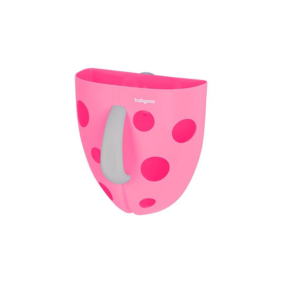 BabyOno container bath toys - pink