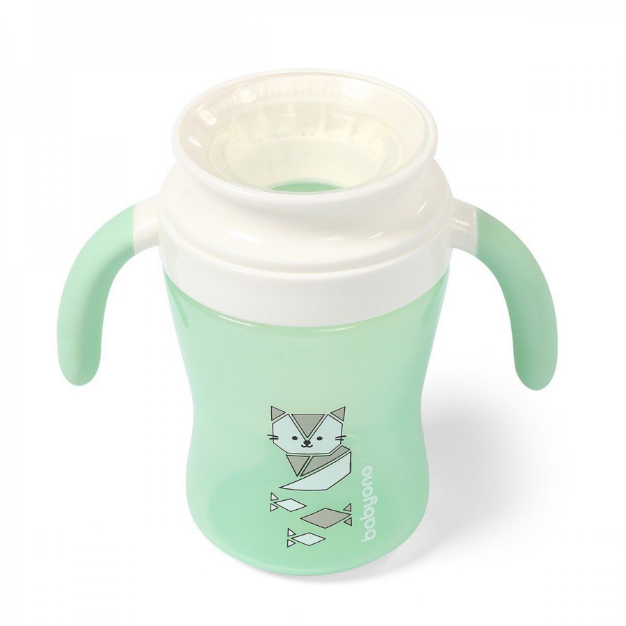 BabyOno non-spill cup 360 ° - Green