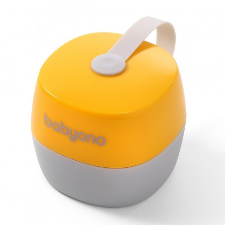 Babyono NATURAL NURSING YELLOW zásobník na dudlík