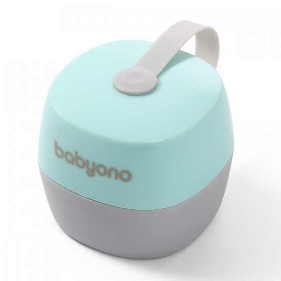 BabyOno container nipple NATURAL NURSING MINT