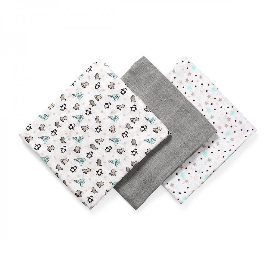 BabyOno natural bamboo fiber diaper organic. Grey