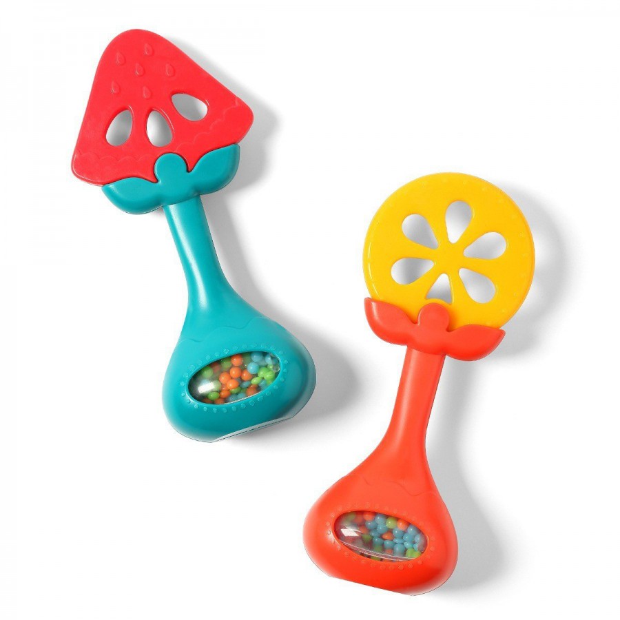 BabyOno Educational teether rattle TASTY WATERMELON