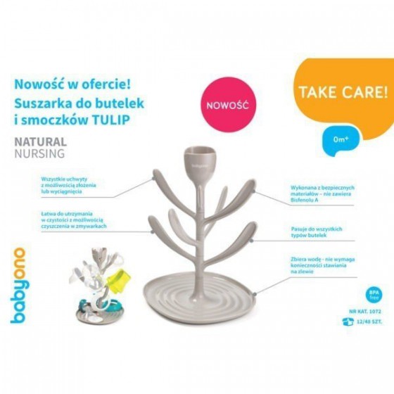 Сушарка для пляшечок і сосок Babyono Universal TULIP