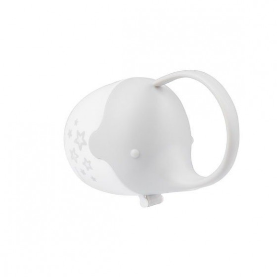 BabyOno container pacifier Elephant - Gray