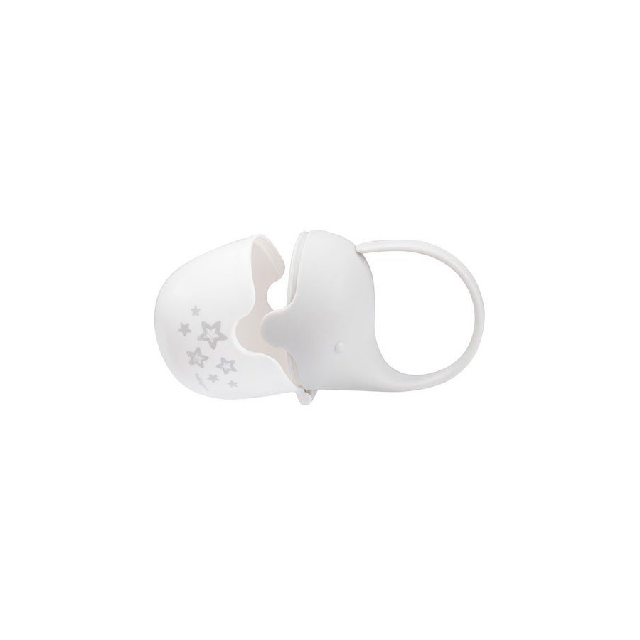 BabyOno container pacifier Elephant - Gray