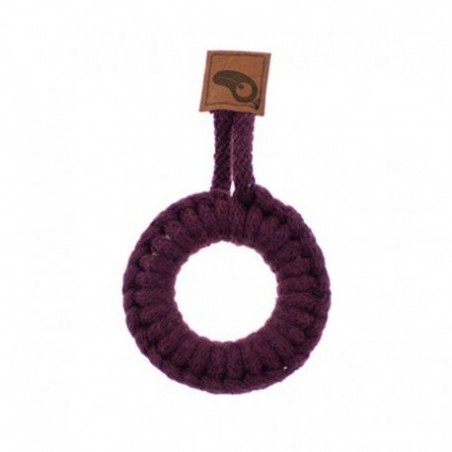 Hi, Little One - String Ring teether teether wood and cotton Wine