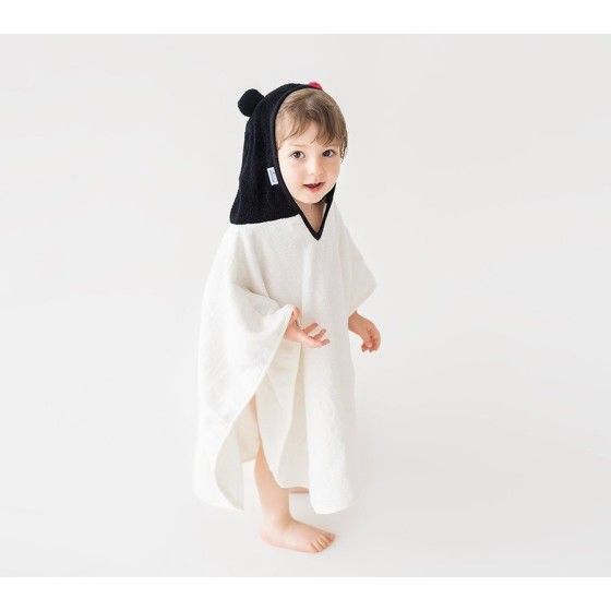 LULLALOVE PONCHO DE BAIN MRB 100% ÉPONGE DE BAMBOU