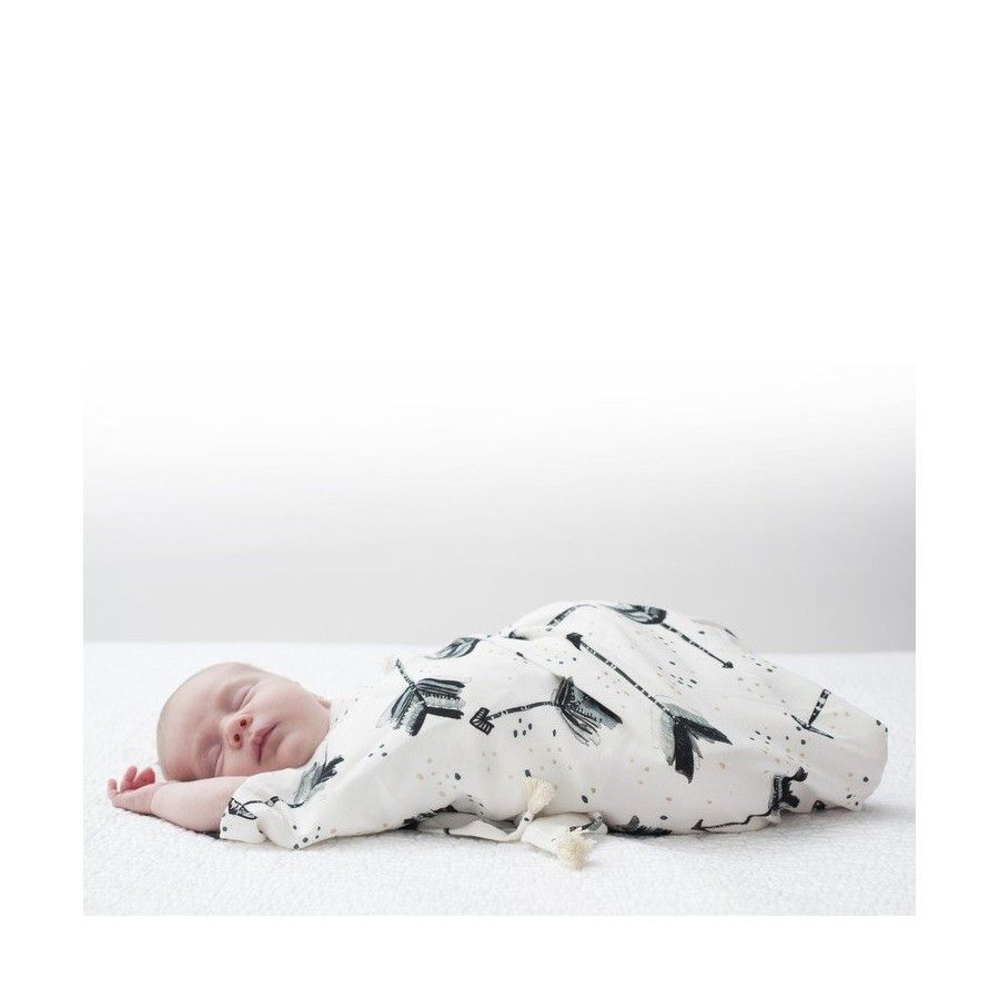 La Millou by Maja Bohosiewicz bamboo swaddle mist 100x120cm