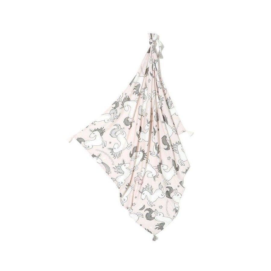 La Millou BY MAJA BOHOSIEWICZ - BAMBOO SWADDLE WITH FRINGE -