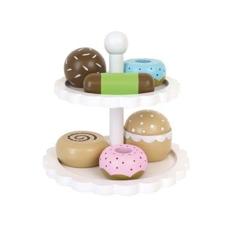 Jabadabado Patera di legno con dolci