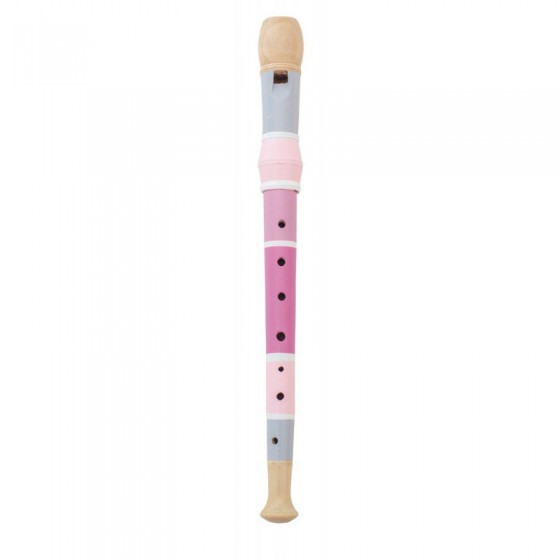 Jabadabado Wooden flute pastel pink