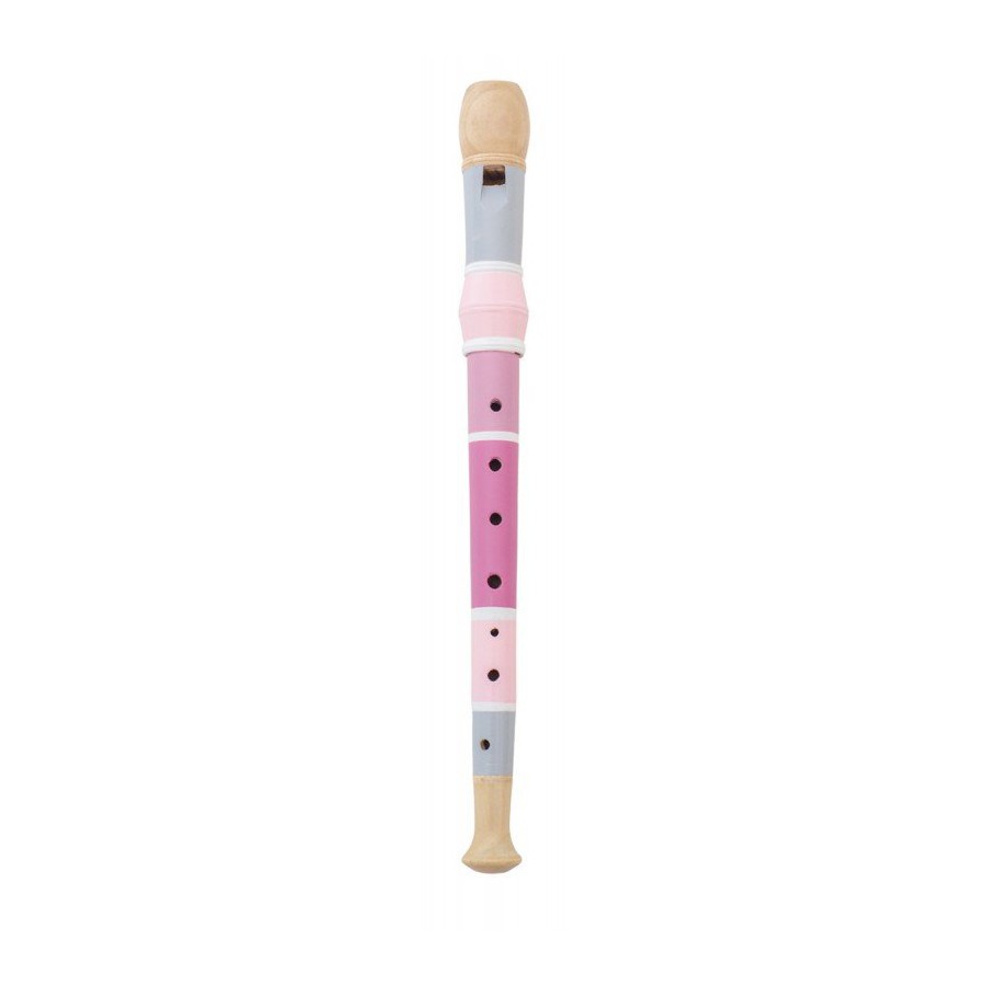 Jabadabado Wooden flute pastel pink
