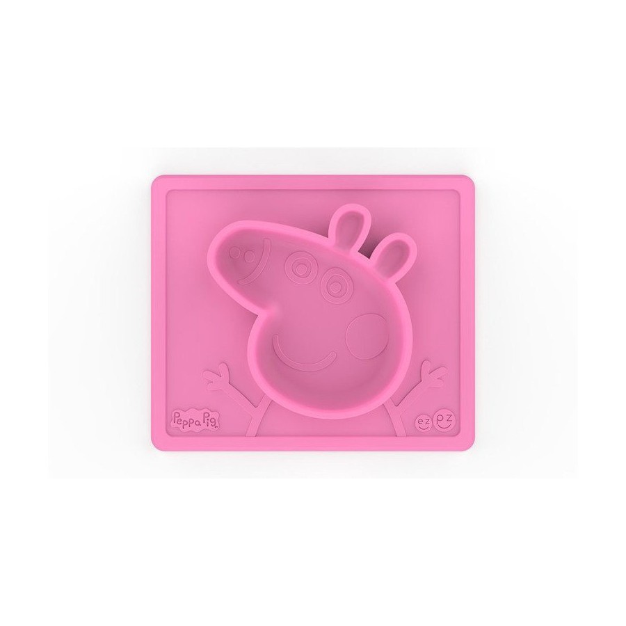 EZPZ Silikonowa miseczka z podkładką 2w1 Peppa Pig™ różowa
