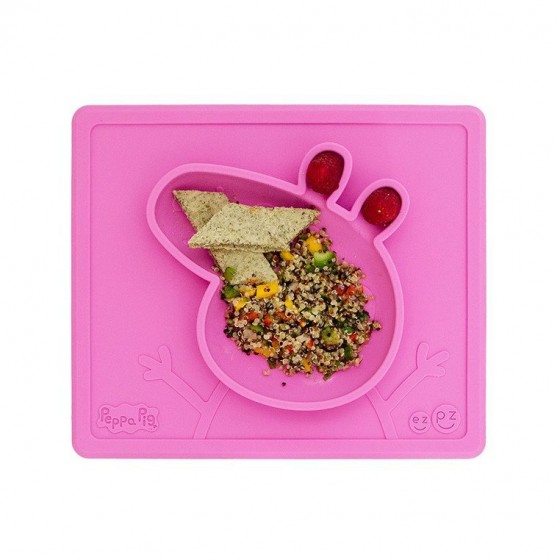 EZPZ bowl with silicone pad 2in1 pink Peppa Pig ™