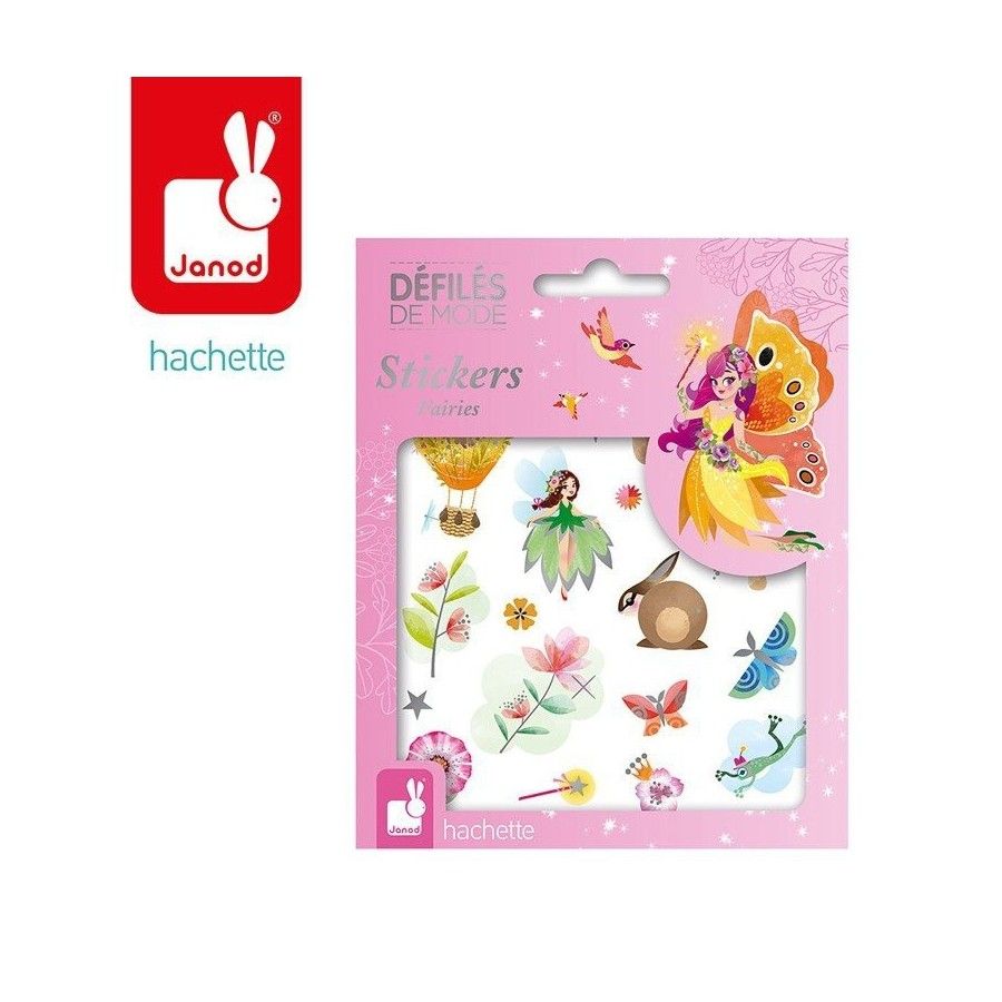 Janod Fairy Fashion Show Sticker Set
