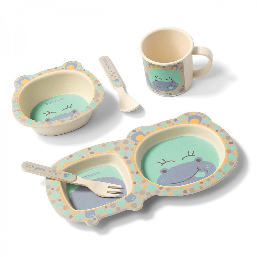 BabyOno Dishes for children HIPHIP Bamboo BAMBOO