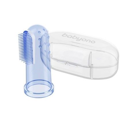 Babyono Baby-Fingerzahnbürste BLAU