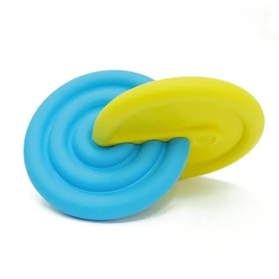Bioserie Interlocking Disks & Teether - Blue & Yellow gryzak