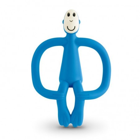Matchstick Blue Monkey Teether with brush massage