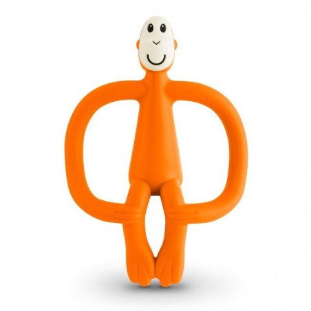 Matchstick Monkey Orange Massaging Teether with Toothbrush