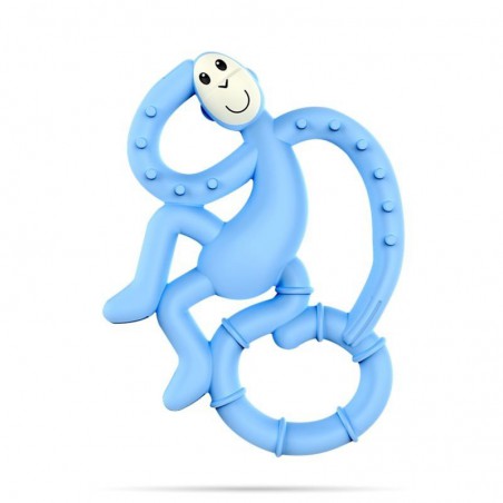Matchstick Mini Monkey Light Blue Massage Teether
