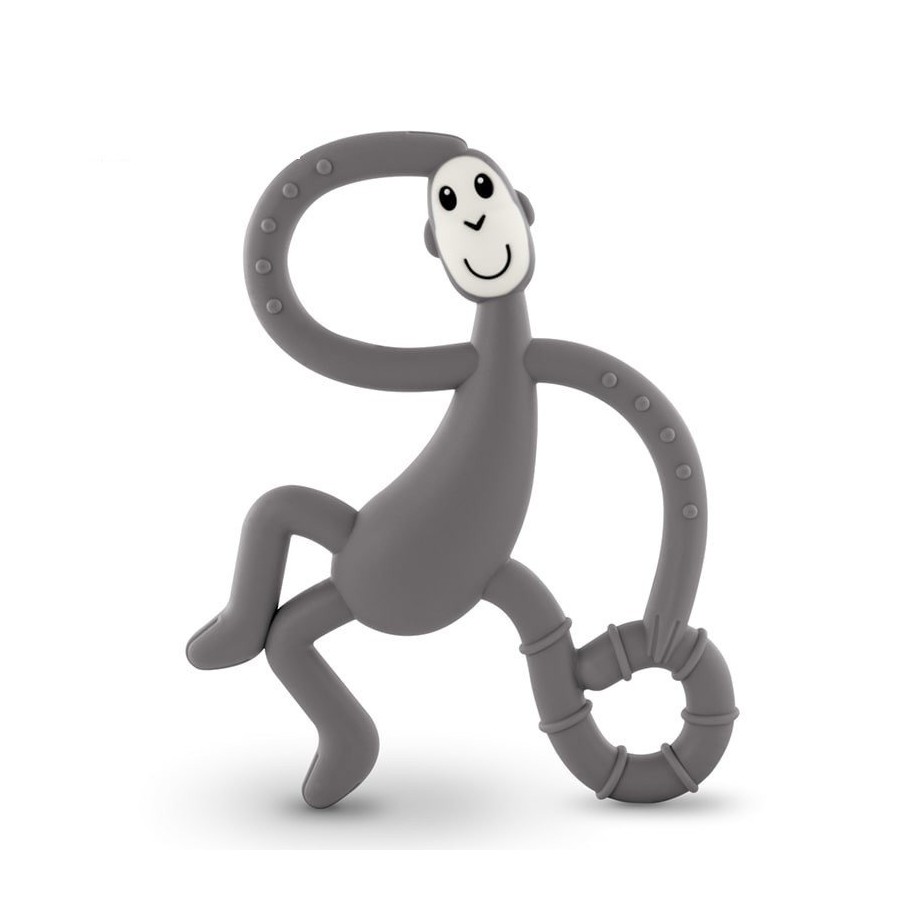 Matchstick Monkey Dancing Gray therapeutic massage Teether with