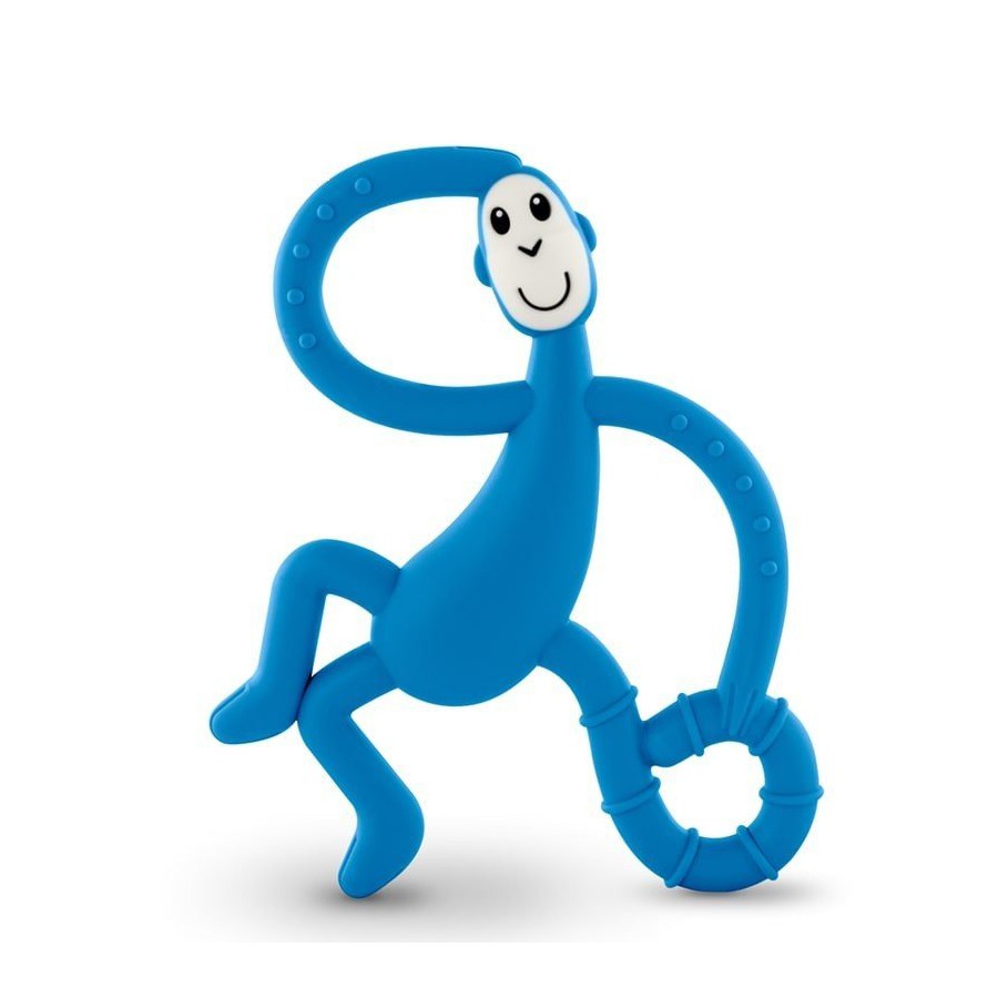 Matchstick Monkey Dancing Blue Terapeutyczny Gryzak Masujacy ze