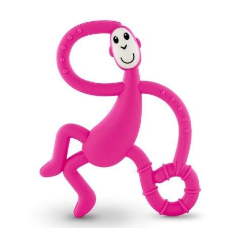Matchstick Monkey Dancing Pink Un mordisco terapéutico Un masaje con un cepillo