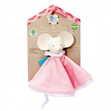 Meiya & Alvin - Meiya Mouse Snuggly Comforter with Organic Teether Head