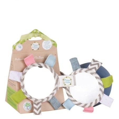 Meiya & Alvin - Alvin Elephant Active Ball s Mirrorem a Rattle