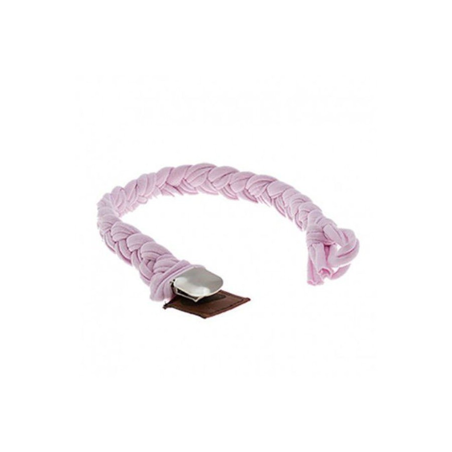 Hi, Little One - Cotton braids hanging Pacifier Lavender Light