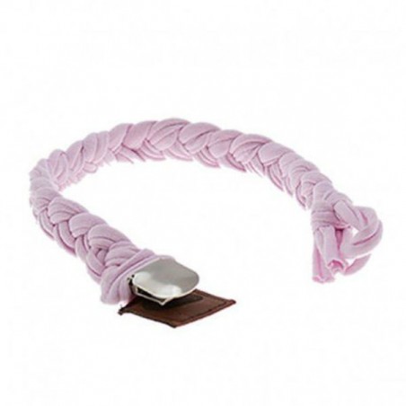 Hi, Little One - Cotton braids hanging Pacifier Lavender Light