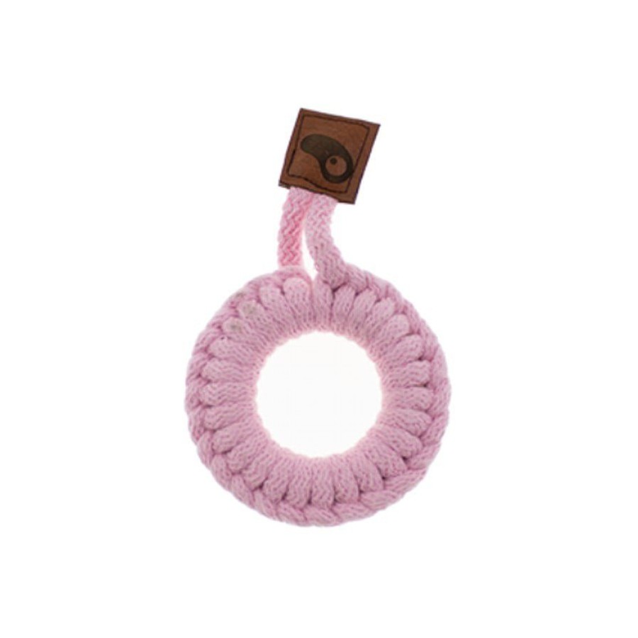 Hi, Little One - String Ring teether teether wood and cotton