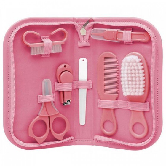 Kiokids Set for the care of a small child, the color pink