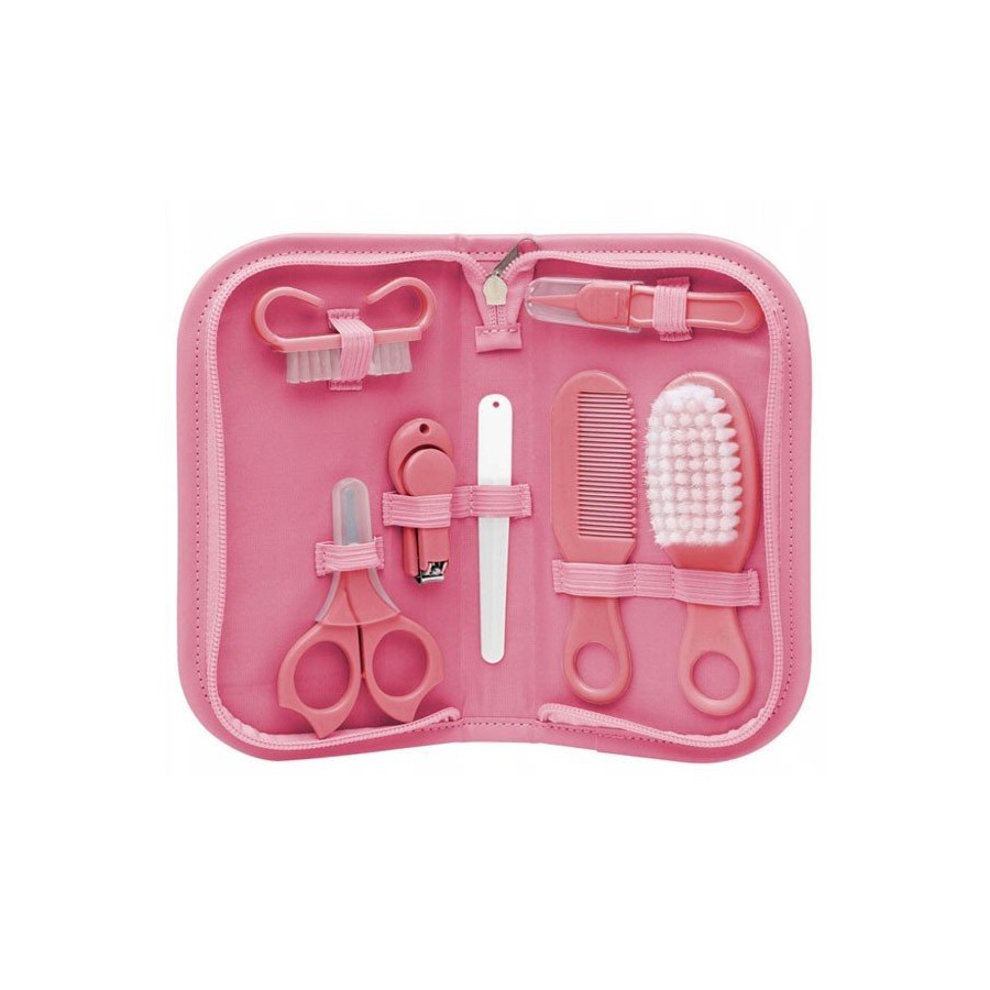 Kiokids Set for the care of a small child, the color pink