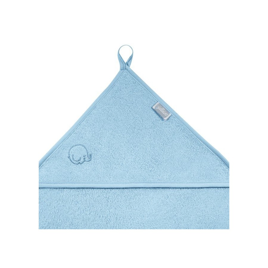 Jollein Mięciutki ręcznik z kapturem 75x75cm Błękitny