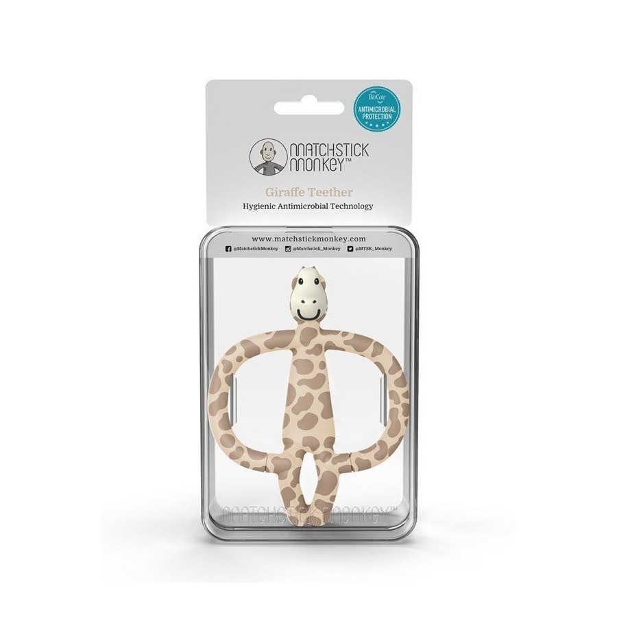 Matchstick Monkey Animals Giraffe Teether massage with a