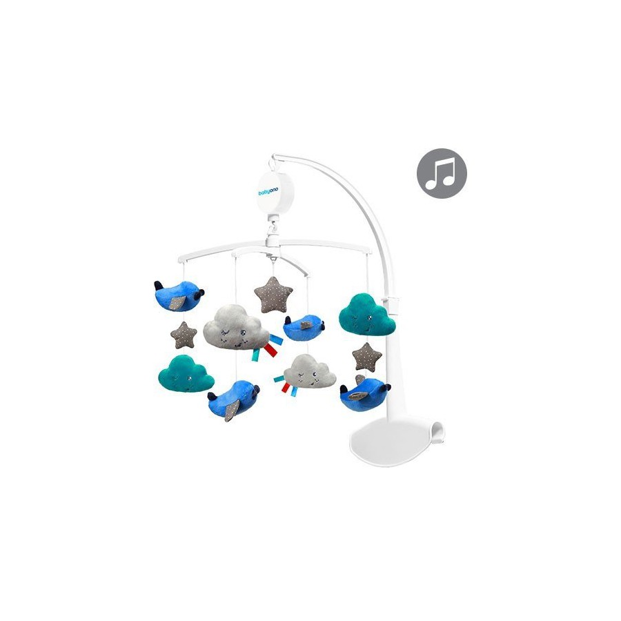 Babyono Karuzelka do łóżeczka z pozytywką PLANES