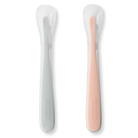 Skip Hop Kit spoons Easy Feed-Gray / Soft Coral