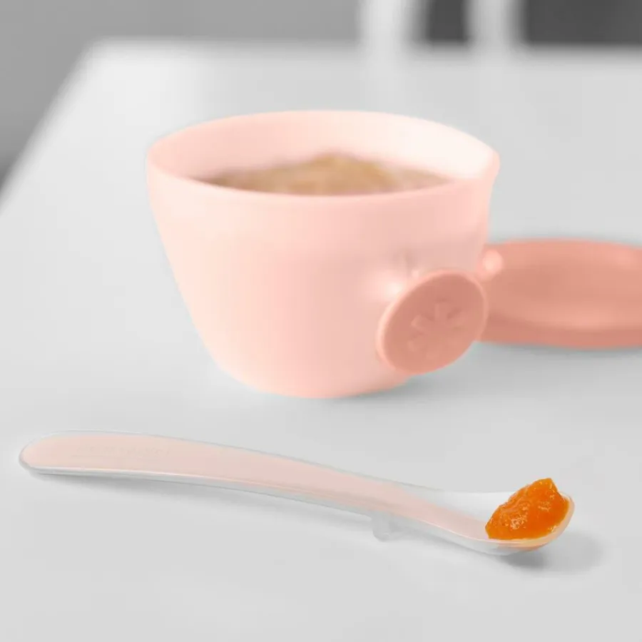 Skip Hop Kit spoons Easy Feed-Gray / Soft Coral