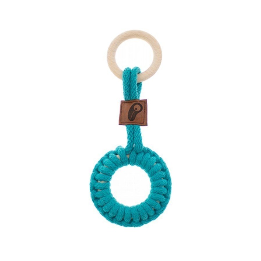 Hi, Little One - String teether teether Rings 2in1 2 wood and