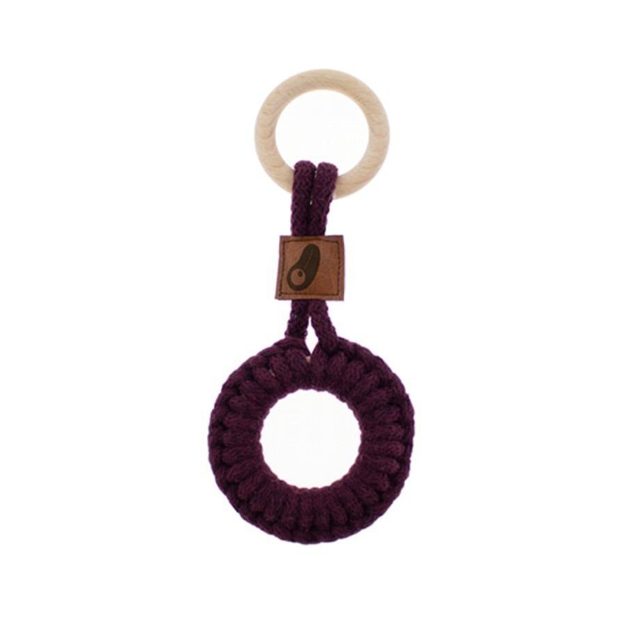 Hi, Little One - String teether teether Rings 2in1 2 wood and