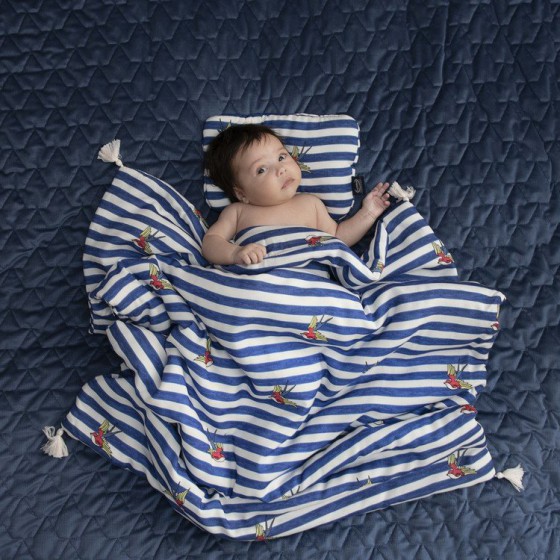 LA Millou BAMBOO KING SIZE BEDDING AND BABY RAINBOW AM