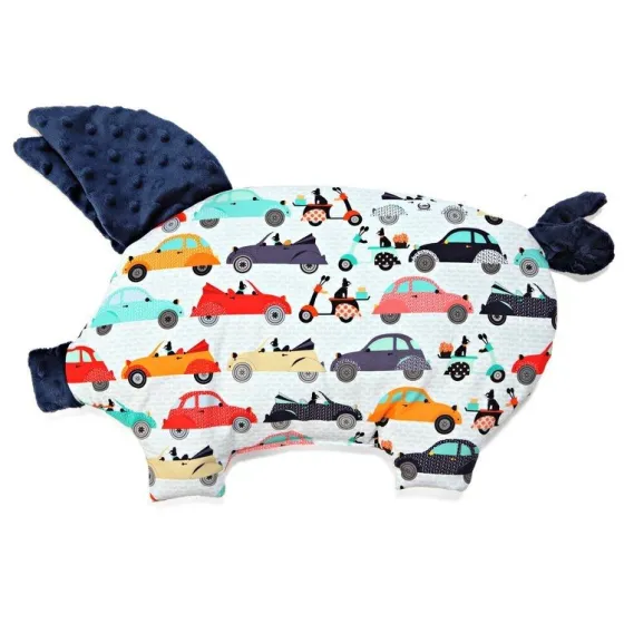 LA Millou pillow SLEEPY PIG MOBILE LA NAVY