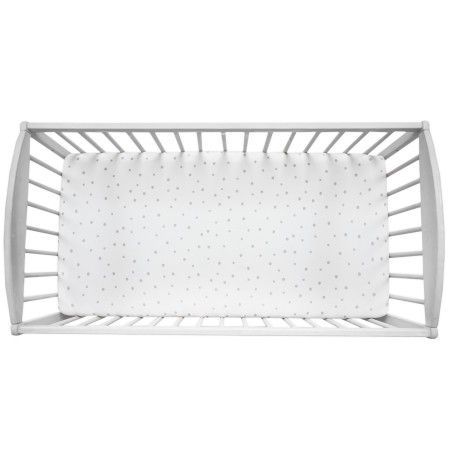 Prostěradlo LEEPEE 140x70 cm STARÁME SE ŠEDÉ TEČKY
